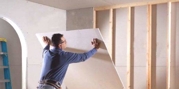 gyproc wand plaatsen